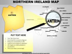 Uk northern ireland country powerpoint maps