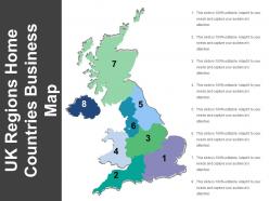 Uk regions home countries business map