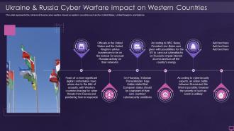 Ukraine and russia cyber warfare impact on western countries ukraine and russia cyber warfare it