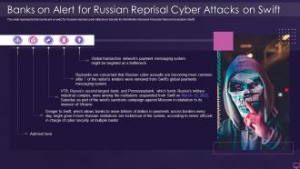 Ukraine and russia cyber warfare it banks on alert for russian reprisal cyber attacks on swift