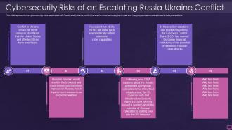 Ukraine and russia cyber warfare it cybersecurity risks of an escalating russia ukraine conflict
