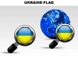 Ukraine country powerpoint flags