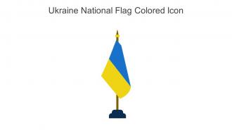 Ukraine National Flag Colored Icon In Powerpoint Pptx Png And Editable Eps Format