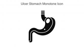 Ulcer Stomach Monotone Icon In Powerpoint Pptx Png And Editable Eps Format