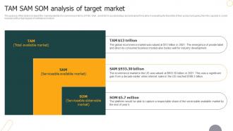 Ultimate E Commerce Business TAM SAM SOM Analysis Of Target Market BP SS