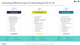 Ultimate Guide For Successful Rebranding Assessing Different Types Of Rebranding Levels