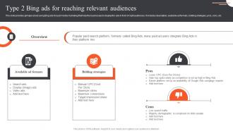 Ultimate Guide Of Paid Advertising Type 2 Bing Ads For Reaching Relevant Audiences MKT SS V