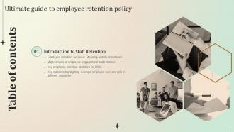 Ultimate Guide To Employee Retention Policy Powerpoint Presentation Slides Best Editable