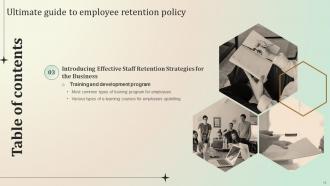 Ultimate Guide To Employee Retention Policy Powerpoint Presentation Slides Interactive Editable