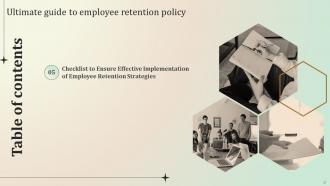 Ultimate Guide To Employee Retention Policy Powerpoint Presentation Slides Images Impactful