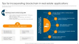 Ultimate Guide To Understand Role Of Blockchain In Real Estate BCT CD Aesthatic Attractive