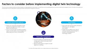 Ultimate Guide To Understanding And Leveraging Factors To Consider Before Implementing Digital Twin BCT SS V