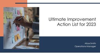 Ultimate Improvement Action List For 2023 PPT Sample AT