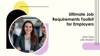 Ultimate Job Requirements Toolkit For Employers PPT Mockup AT