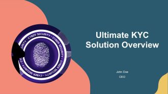 Ultimate KYC Solution Overview PPT Information AT