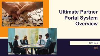 Ultimate Partner Portal System Overview PPT Summary AT
