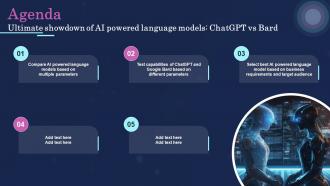 Ultimate Showdown Of AI Powered Language Models ChatGPT Vs Bard ChatGPT CD Customizable Attractive
