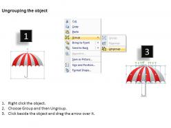 Umbrella chart style 1 powerpoint presentation slides