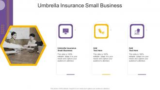 Umbrella Insurance Small Business In Powerpoint And Google Slides Cpb