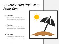 Umbrella With Protection From Sun