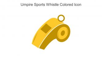 Umpire Sports Whistle Colored Icon In Powerpoint Pptx Png And Editable Eps Format