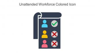Unattended Workforce Colored Icon In Powerpoint Pptx Png And Editable Eps Format