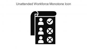 Unattended Workforce Monotone Icon In Powerpoint Pptx Png And Editable Eps Format