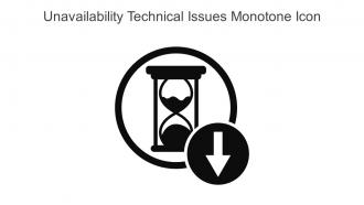Unavailability Technical Issues Monotone Icon In Powerpoint Pptx Png And Editable Eps Format