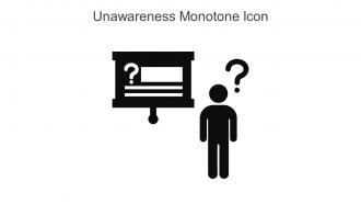 Unawareness Monotone Icon In Powerpoint Pptx Png And Editable Eps Format