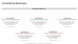 Uncertainty Business In Powerpoint And Google Slides Cpb
