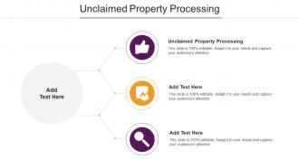 Unclaimed Property Processing Ppt Powerpoint Presentation Graphics Cpb