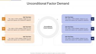 Unconditional Factor Demand In Powerpoint And Google Slides Cpb