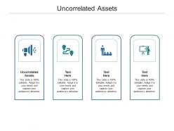 Uncorrelated assets ppt powerpoint presentation layouts display cpb