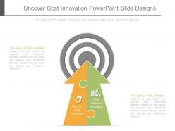 Uncover Cost Innovation Powerpoint Slide Designs