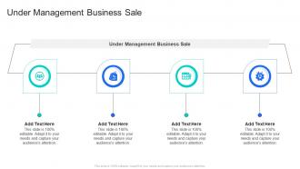 Under Management Business Sale In Powerpoint And Google Slides Cpb