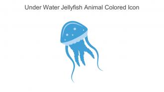 Under Water Jellyfish Animal Colored Icon In Powerpoint Pptx Png And Editable Eps Format