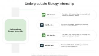 Undergraduate Biology Internship In Powerpoint And Google Slides Cpb