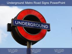Underground metro road signs powerpoint