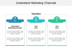 Understand marketing channels ppt powerpoint presentation infographics portfolio cpb