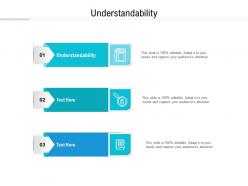 Understandability ppt powerpoint presentation infographics pictures cpb