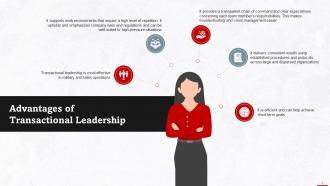 Understanding Advantages Of Transactional Leadership Training Ppt