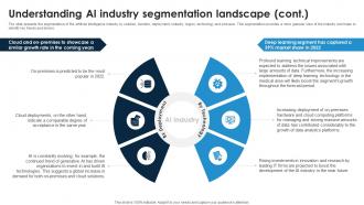 Understanding AI Industry Segmentation Landscape Global Artificial Intelligence IR SS Downloadable Professionally