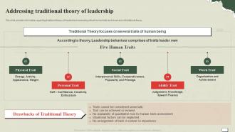 Understanding And Managing Life Addressing Traditional Theory Of Leadership
