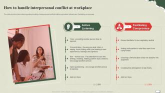 Understanding And Managing Life How To Handle Interpersonal Conflict At Workplace