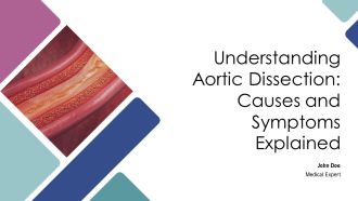 Understanding Aortic Dissection Causes And Symptoms Explained PPT Template AT