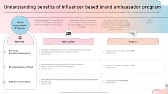 Understanding Benefits Of Influencer Based Influencer Marketing Guide To Strengthen Brand Image Strategy Ss