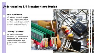 Understanding BJT Transistor Types Functions And Applications PPT Template ST AI Interactive Template