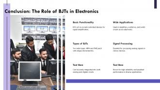 Understanding BJT Transistor Types Functions And Applications PPT Template ST AI Researched Slides