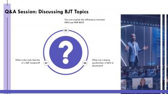 Understanding BJT Transistor Types Functions And Applications PPT Template ST AI Colorful Slides