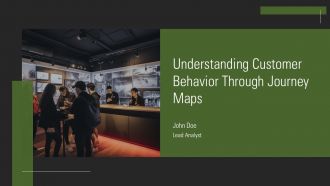 Understanding Customer Behavior Through Journey Maps PPT Mockup AT